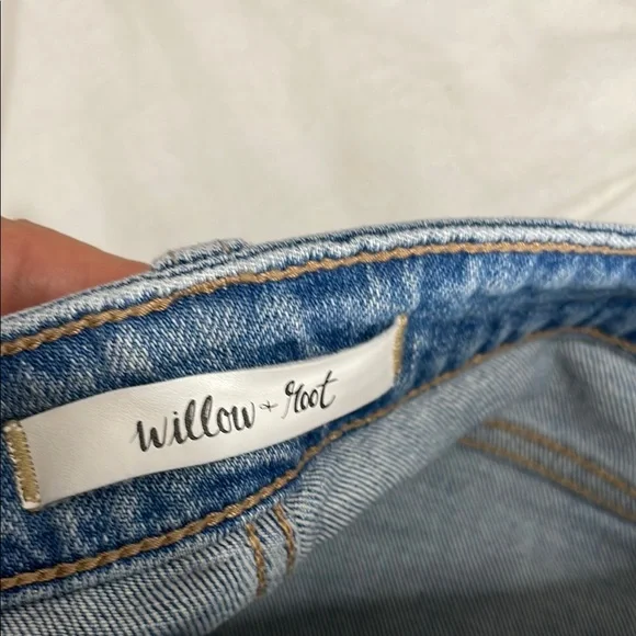 Slim Fit Blue Jeans with Faded Wash - Picture 3 of 8